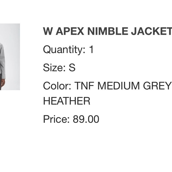 Women’s north Face Apex Nimble Jacket - Picture 3 of 3
